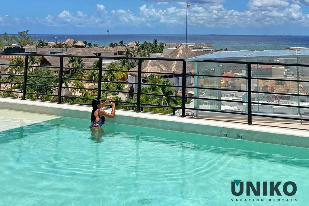 1 Block To The Beach 2Br 6Pax Rooftop Pool King Bed Playa del Carmen Eksteriør billede