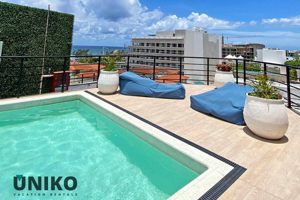 1 Block To The Beach 2Br 6Pax Rooftop Pool King Bed Playa del Carmen Eksteriør billede