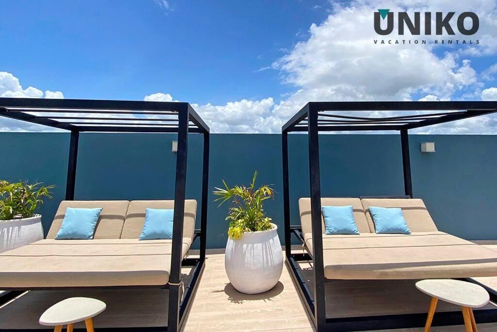 1 Block To The Beach 2Br 6Pax Rooftop Pool King Bed Playa del Carmen Eksteriør billede