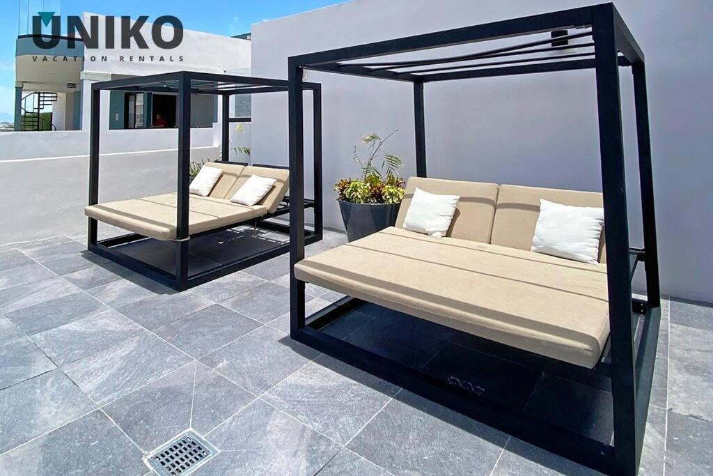 1 Block To The Beach 2Br 6Pax Rooftop Pool King Bed Playa del Carmen Eksteriør billede